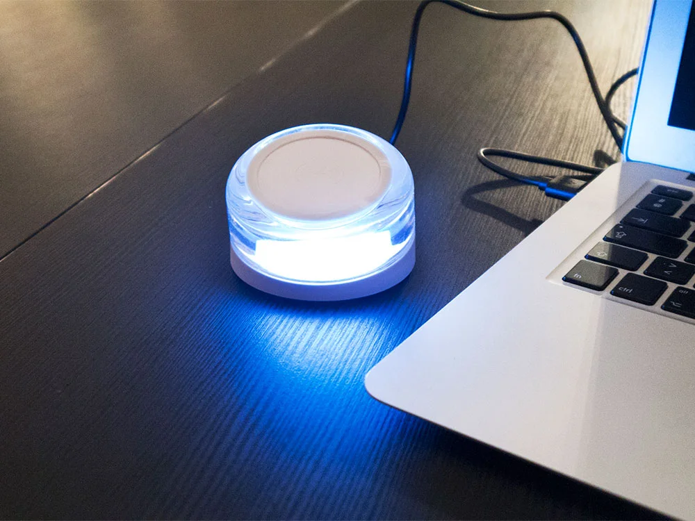 Док-станция с беспроводной зарядкой «iLO Wireless Dock», белый - фото 5