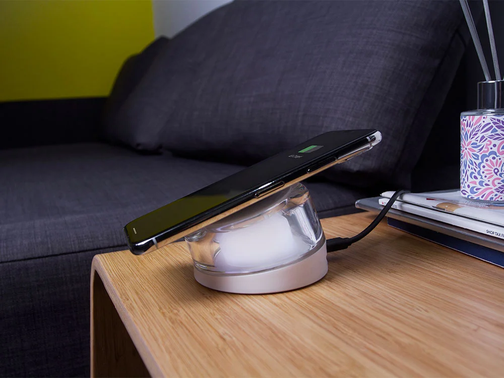 Док-станция с беспроводной зарядкой «iLO Wireless Dock», белый - фото 6