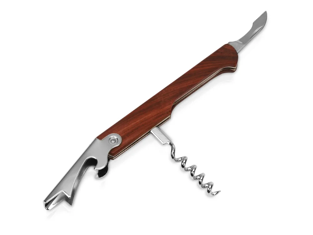 Нож сомелье Wine expert коричневый - фото 2