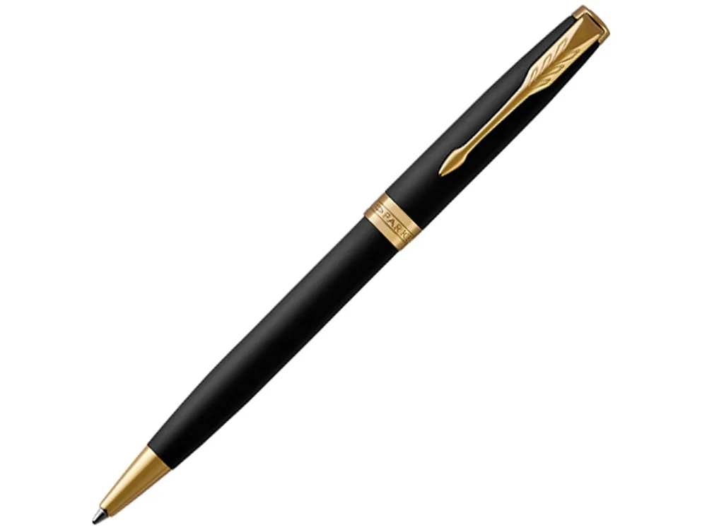Ручка шариковая Parker Sonnet Core Black Lacquer CT - фото 3