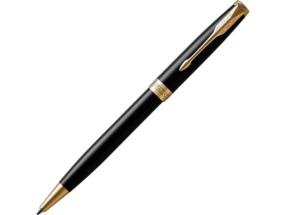 Ручка шариковая Parker Sonnet Core Black Lacquer CT - фото 4