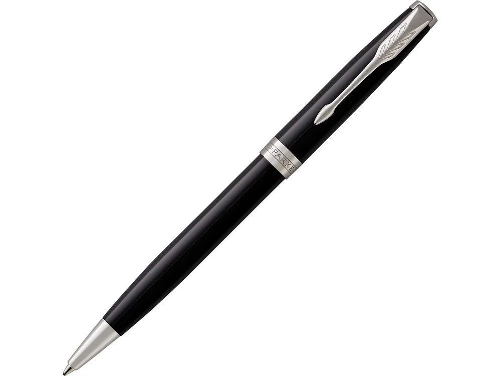 Ручка шариковая Parker Sonnet Core Black Lacquer CT - фото 5