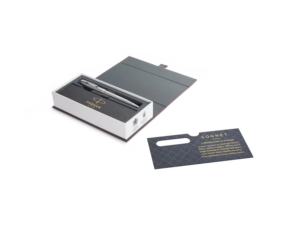 Ручка шариковая Parker Sonnet Core Stainless Steel CT серебристый - фото 4