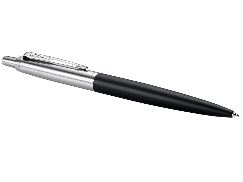 Ручка шариковая Parker Jotter XL Matte черный/серебристый - фото 2