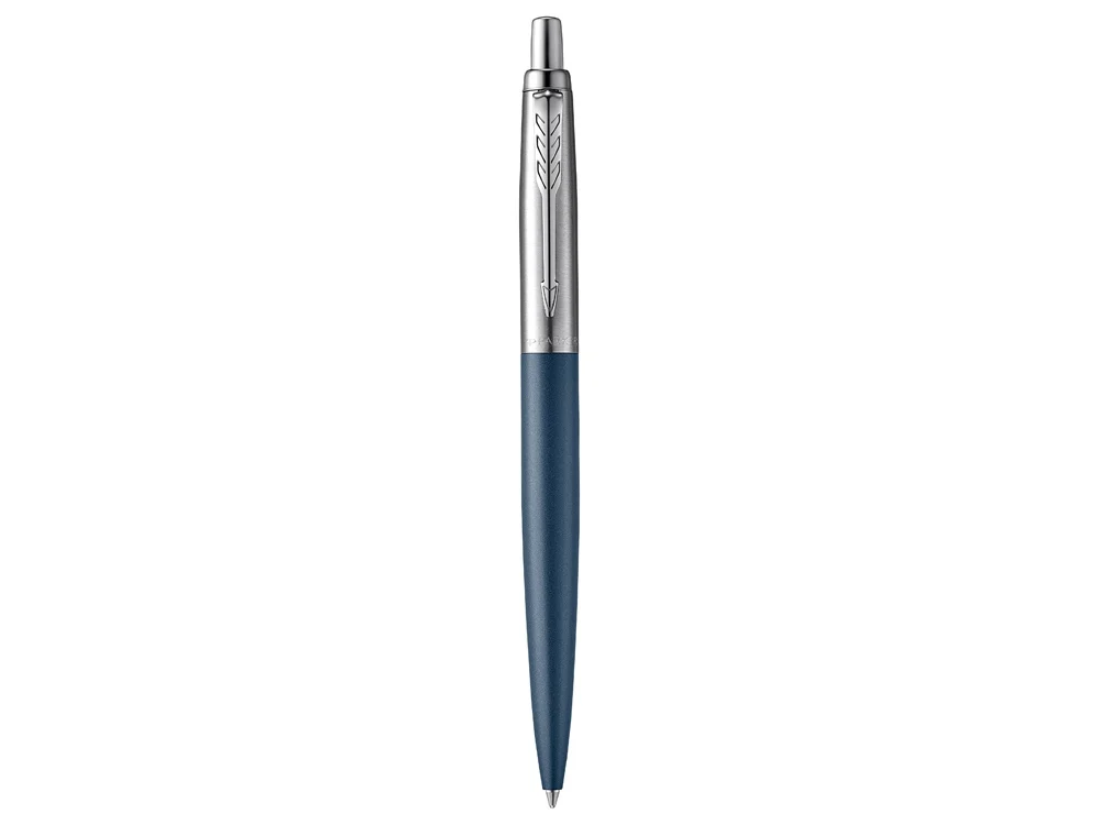 Ручка шариковая Parker Jotter XL Matte синий/серебристый - фото 2