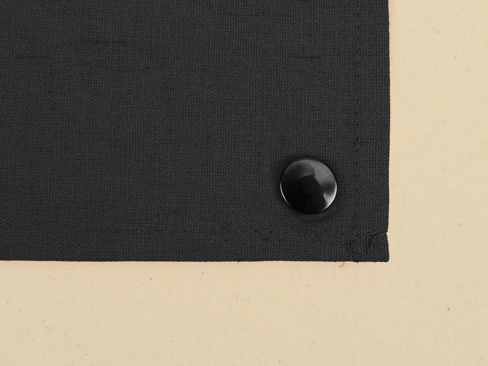 Складная хлопковая сумка для шопинга «Gross» с карманом, 180 г/м2, натуральный/черный - фото 5