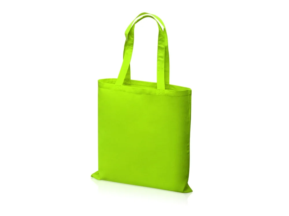 Сумка из хлопка Carryme 140 140 г/м2 зеленое яблоко - фото 2