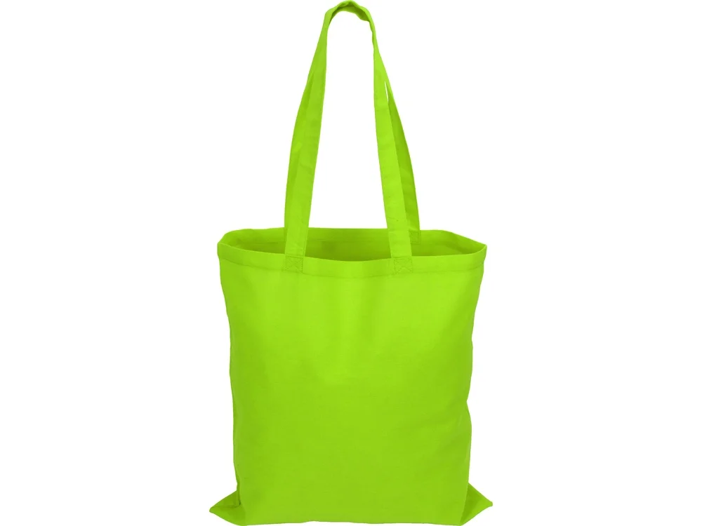Сумка из хлопка Carryme 140 140 г/м2 зеленое яблоко - фото 3