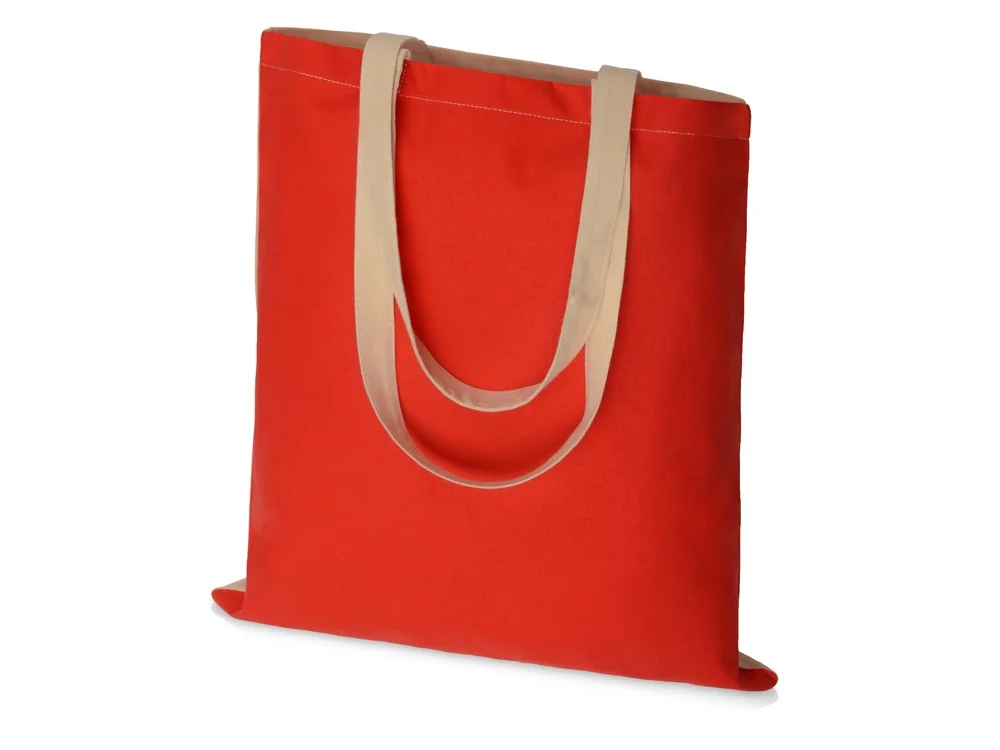 Сумка для шопинга Twin двухцветная из хлопка/м2 - фото 3