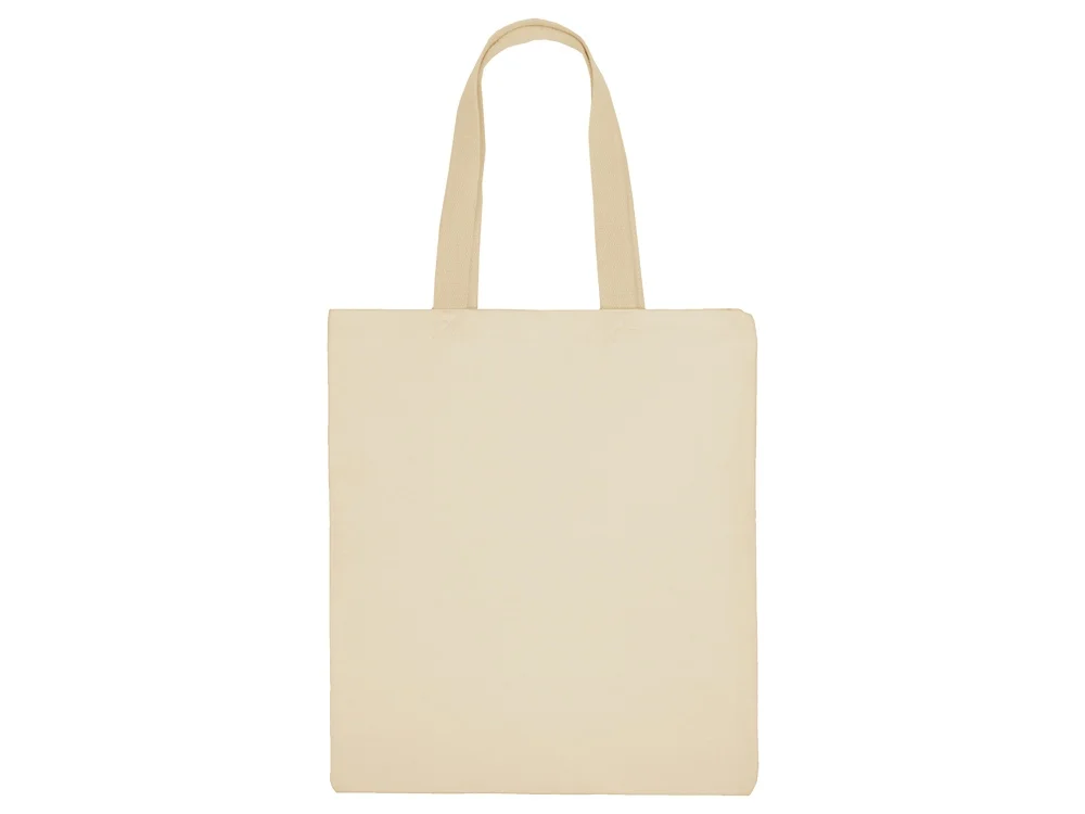 Сумка для шопинга Steady хлопковая с парусиновыми ручками 260 г/м2 натуральный - фото 4