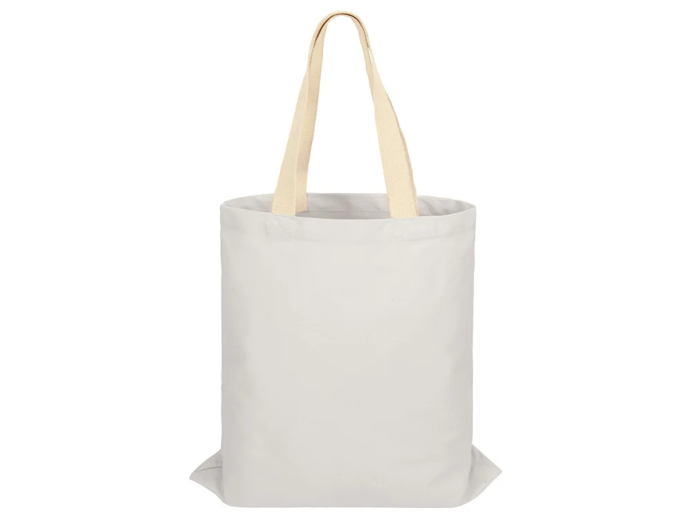 Сумка для шопинга Steady хлопковая с парусиновыми ручками 260 г/м2 белый - фото 3