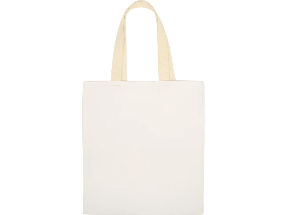 Сумка для шопинга Steady хлопковая с парусиновыми ручками 260 г/м2 белый - фото 4
