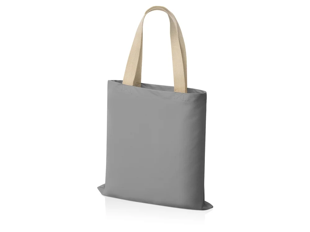 Сумка для шопинга «Steady» хлопковая с парусиновыми ручками, 260 г/м2, серый - фото 2
