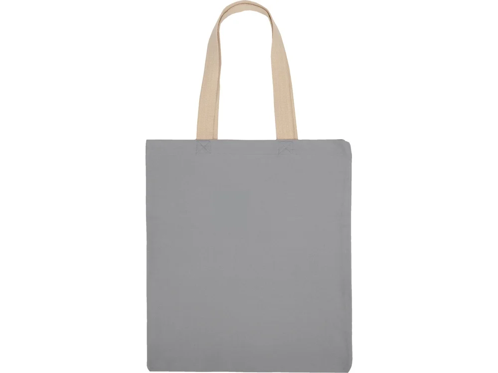 Сумка для шопинга «Steady» хлопковая с парусиновыми ручками, 260 г/м2, серый - фото 4