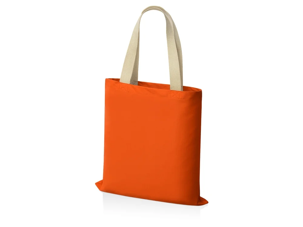 Сумка для шопинга «Steady» хлопковая с парусиновыми ручками, 260 г/м2, оранжевый - фото 2
