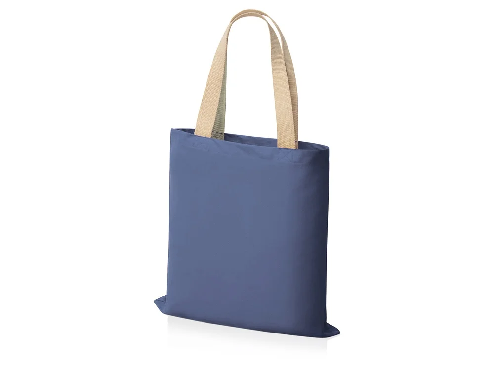 Сумка для шопинга «Steady» хлопковая с парусиновыми ручками, 260 г/м2, голубой - фото 2