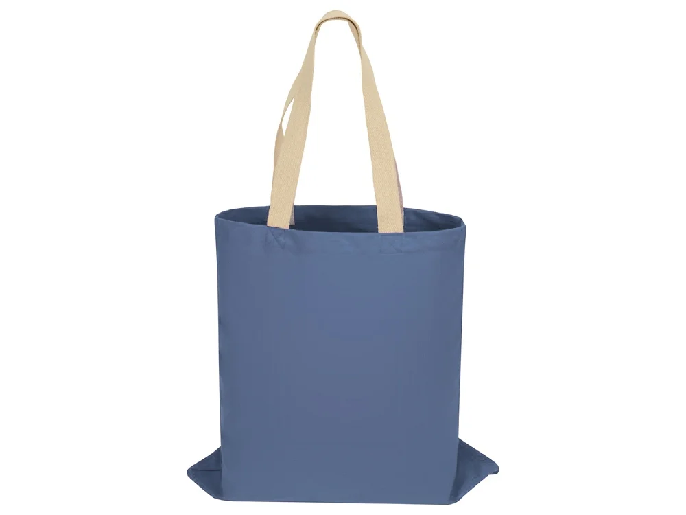Сумка для шопинга «Steady» хлопковая с парусиновыми ручками, 260 г/м2, голубой - фото 3