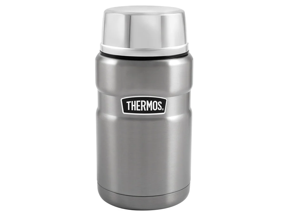Термос для еды с ложкой Thermos SK3020ST стальной 700 мл - фото 1