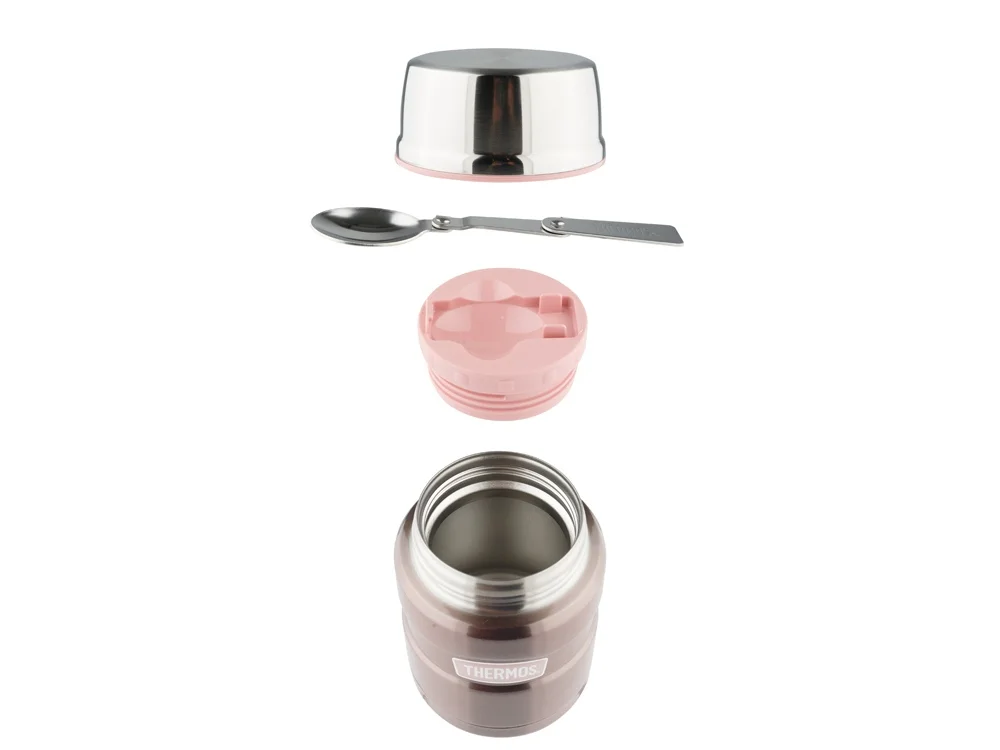 Термос для еды с ложкой Thermos SK3021Р розовый 700 мл - фото 2