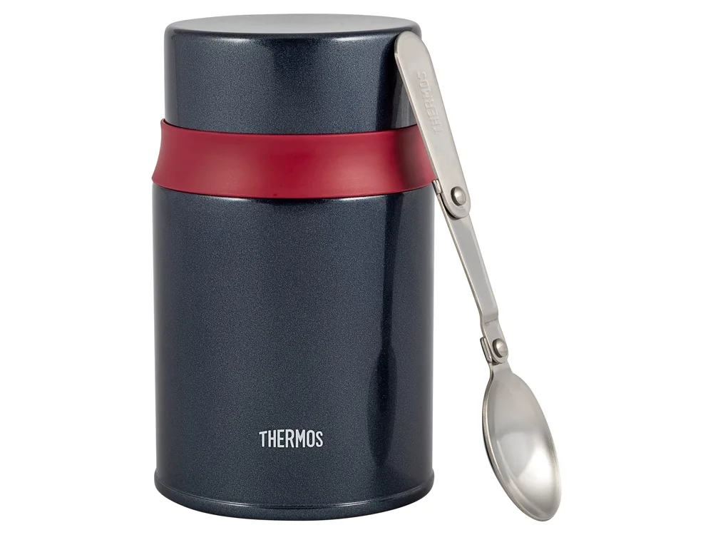 Термос для еды с ложкой Thermos TCLD-520S синий - фото 2