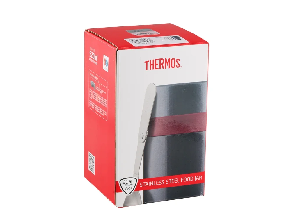 Термос для еды с ложкой Thermos TCLD-520S синий - фото 5