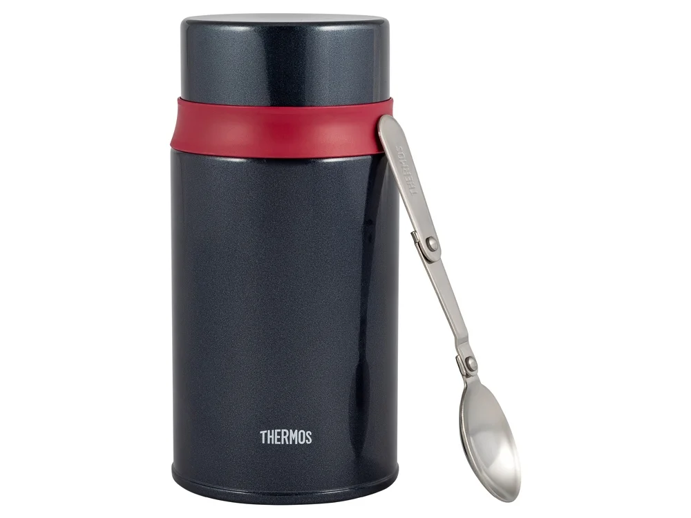 Термос для еды с ложкой Thermos TCLD-720S синий - фото 2