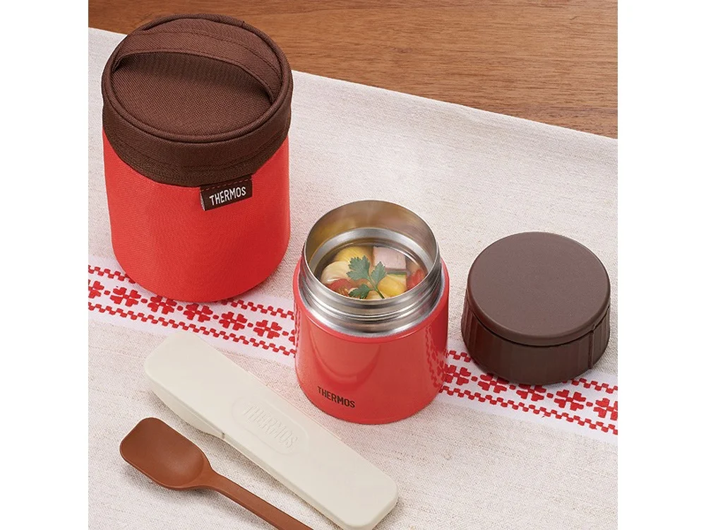 Термос для еды Thermos JBQ-400 красный - фото 5