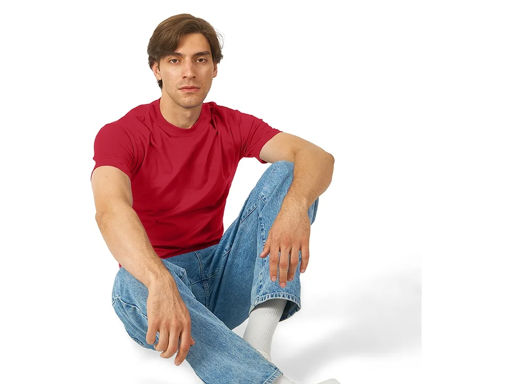 Футболка HD Fit мужская красный 2XL - фото 2