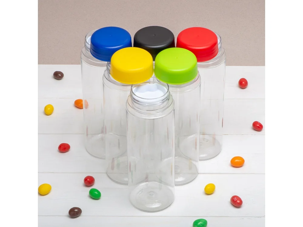 Бутылка для воды Candy белый/прозрачный 550 мл - фото 10