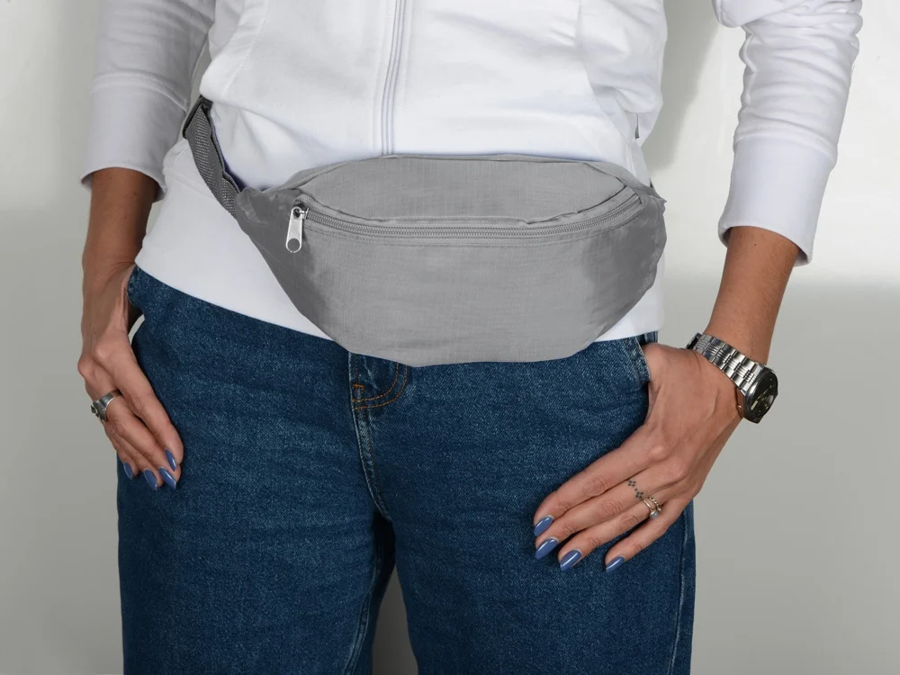 Сумка на пояс «Freedom», серый - фото 8