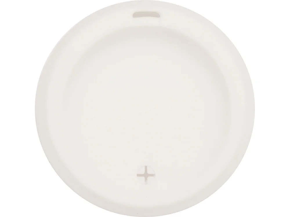 Стеклянный стакан с силиконовой крышкой и манжетой «Monday», прозрачный/белый, 350 мл - фото 4