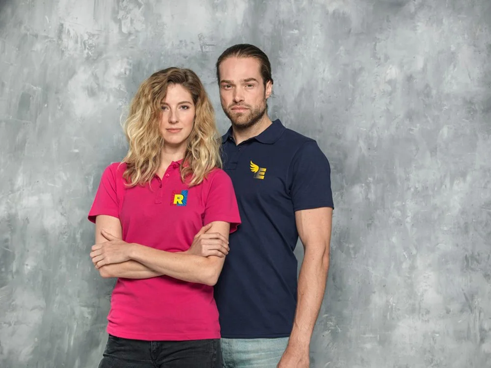 Рубашка поло «Helios» мужская, белый, XS - фото 5