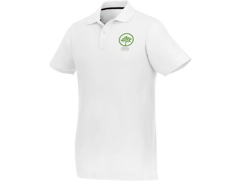 Рубашка поло «Helios» мужская, белый, L - фото 6
