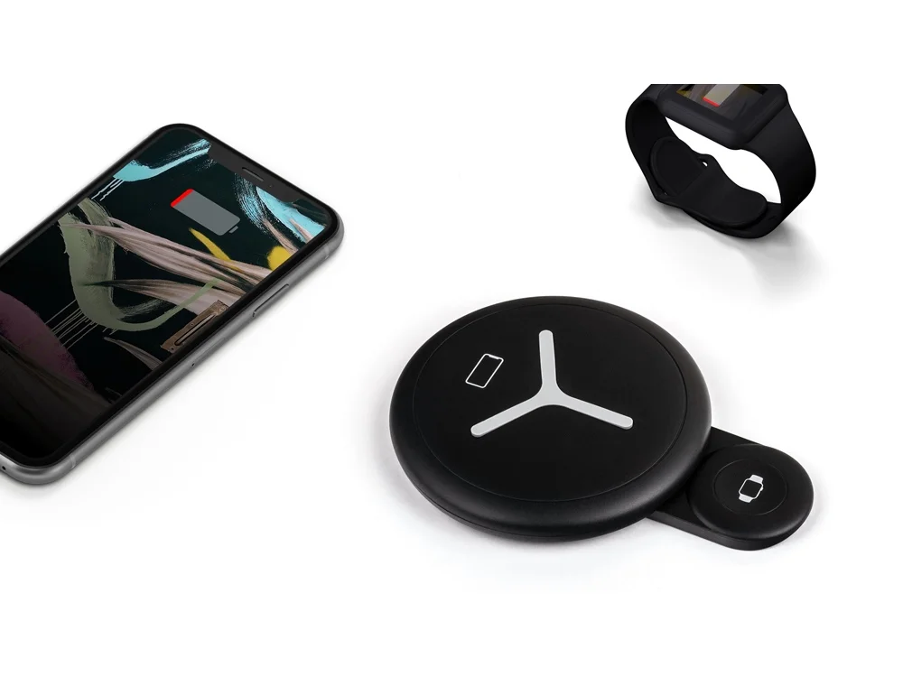 Беспроводное зарядное устройcтво NEO Qwatch для часов и смартфона черный - фото 7