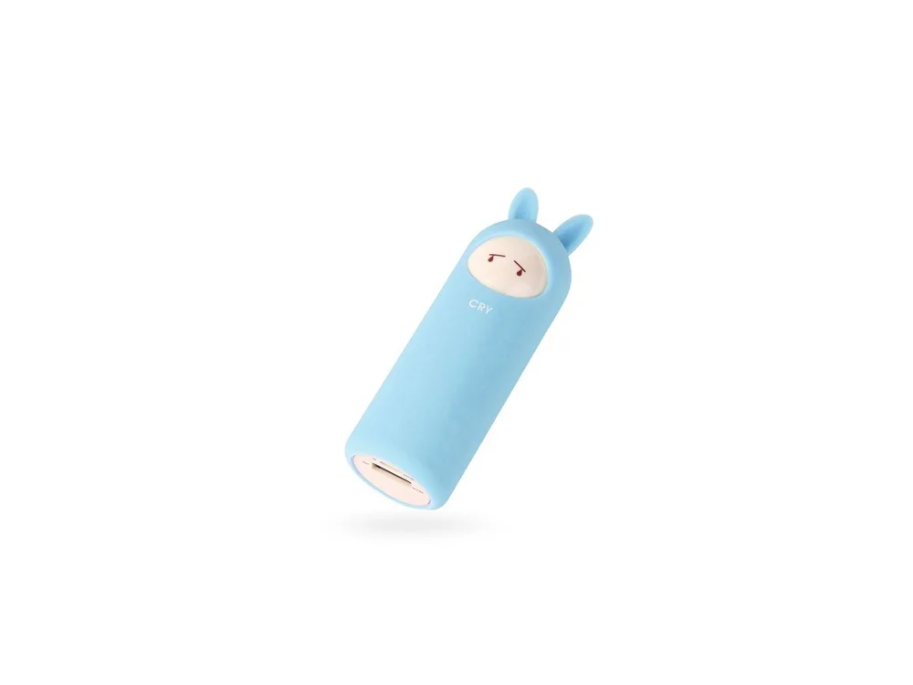 Внешний аккумулятор NEO Rabbit Cry 5000 mAh голубой - фото 2