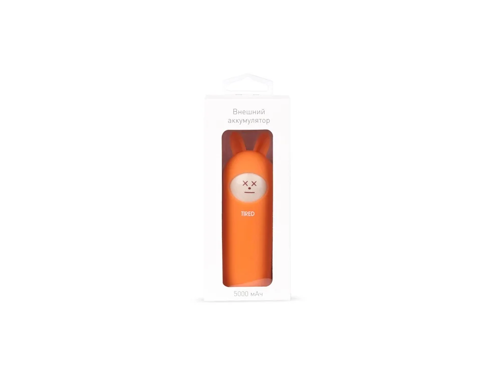 Внешний аккумулятор NEO Rabbit Tired 5000 mAh оранжевый - фото 3