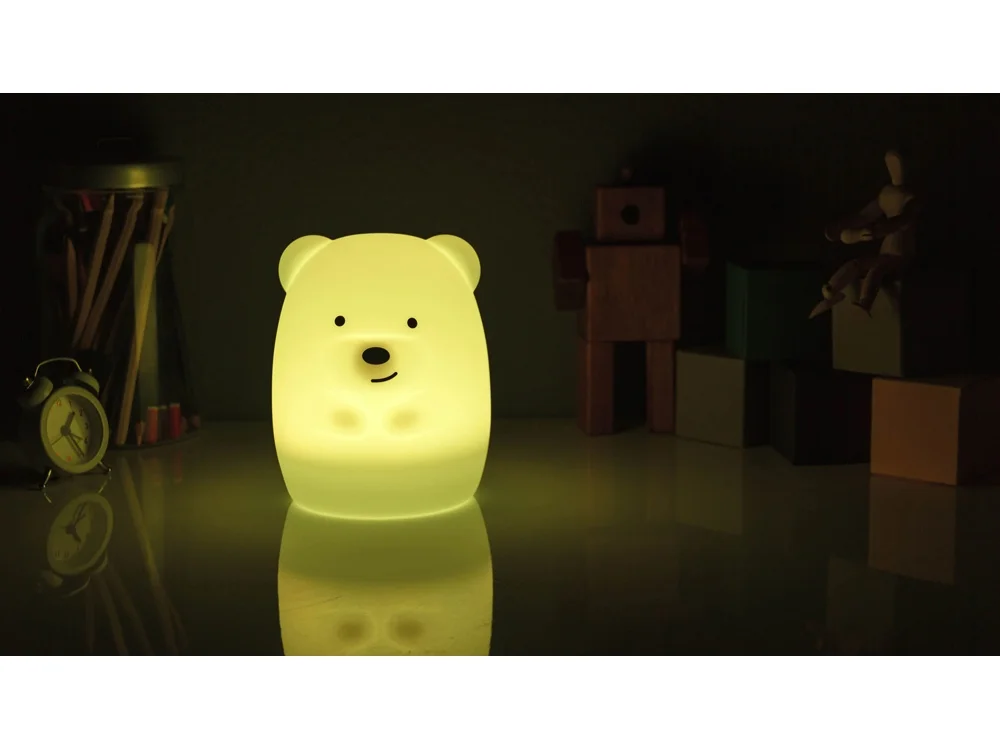 Ночник LED Bear белый - фото 8
