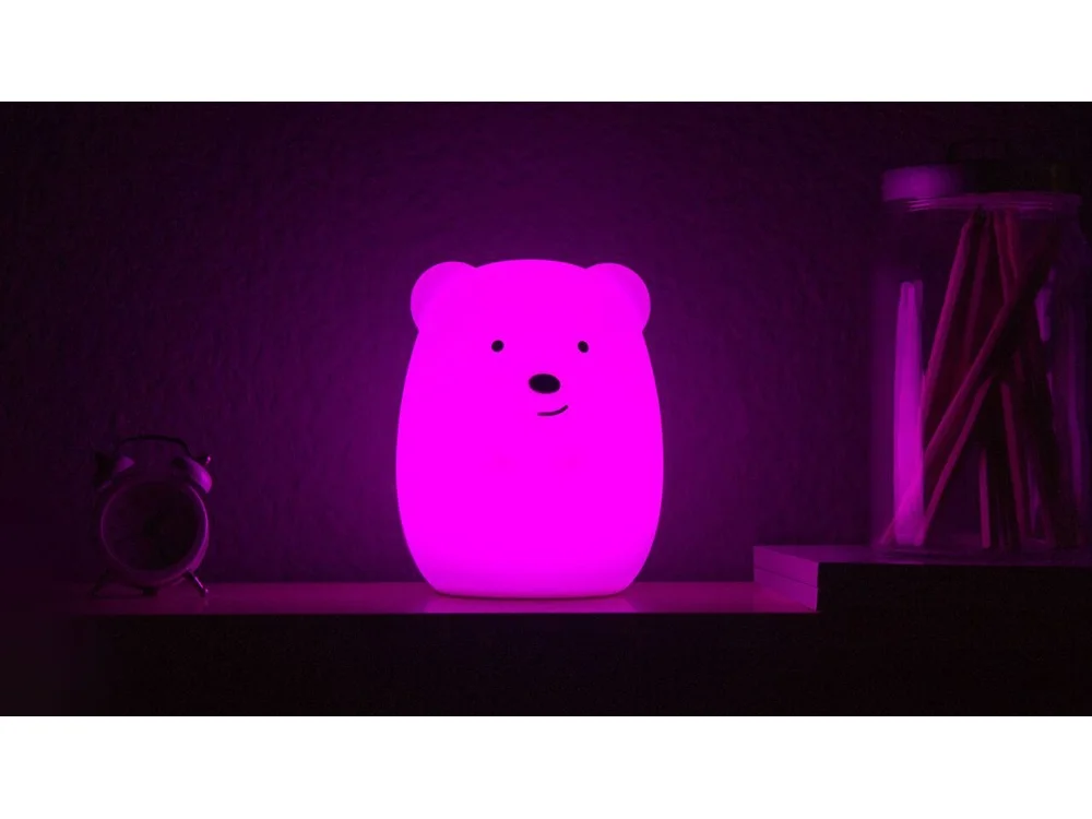 Ночник LED Bear белый - фото 9