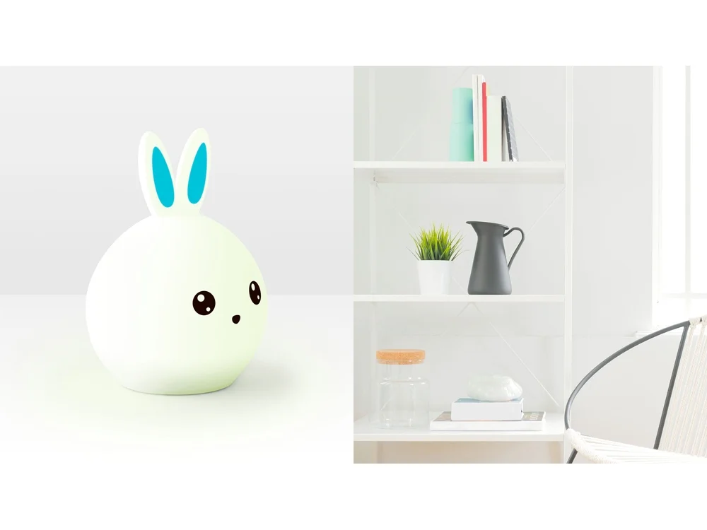 Ночник LED Bunny белый - фото 5
