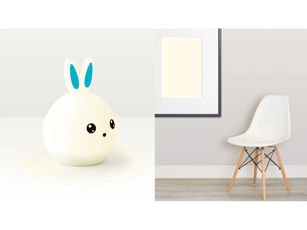 Ночник LED Bunny белый - фото 6