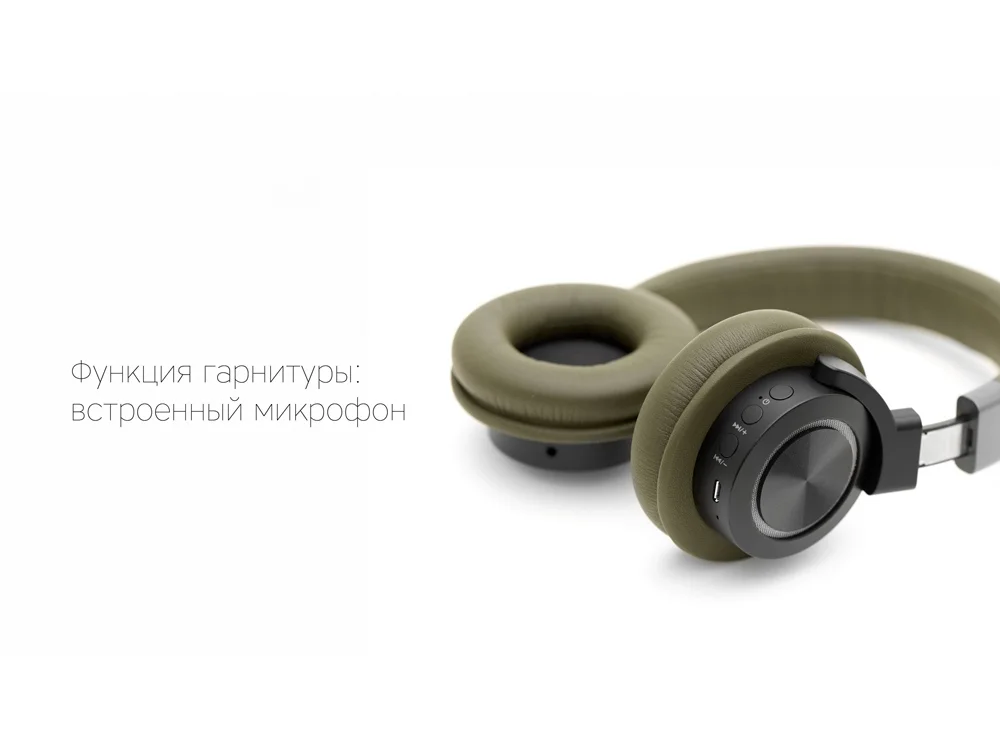 Беспроводные наушники Mysound BH-07 зеленый - фото 6