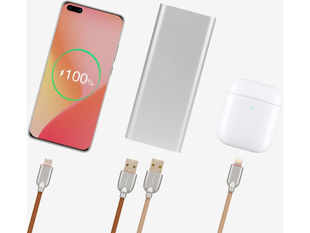 Внешний аккумулятор NEO AZ220S Quick 22000 mAh серебристый - фото 9