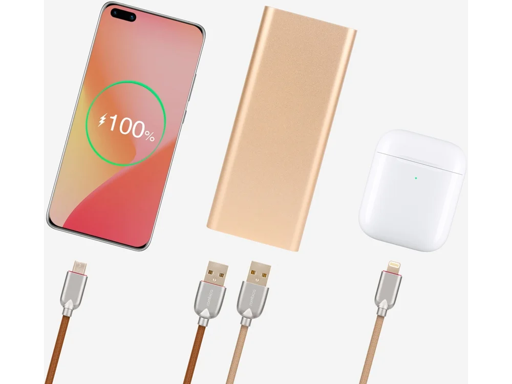Внешний аккумулятор NEO AZ220G Quick 22000 mAh золотистый - фото 10