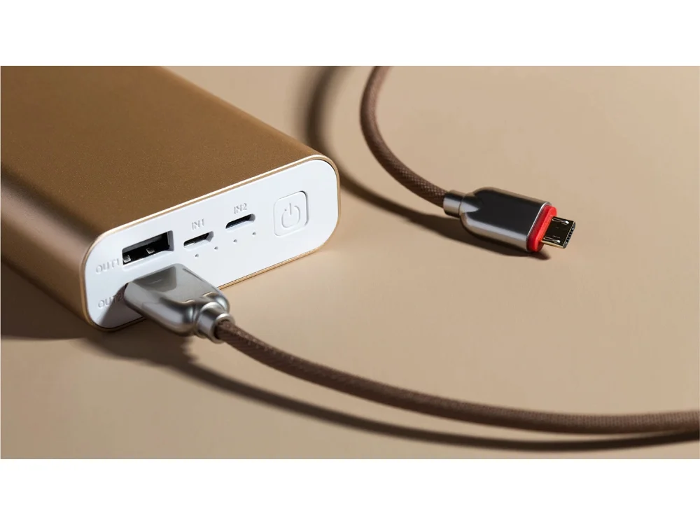 Внешний аккумулятор NEO AZ220G Quick 22000 mAh золотистый - фото 7