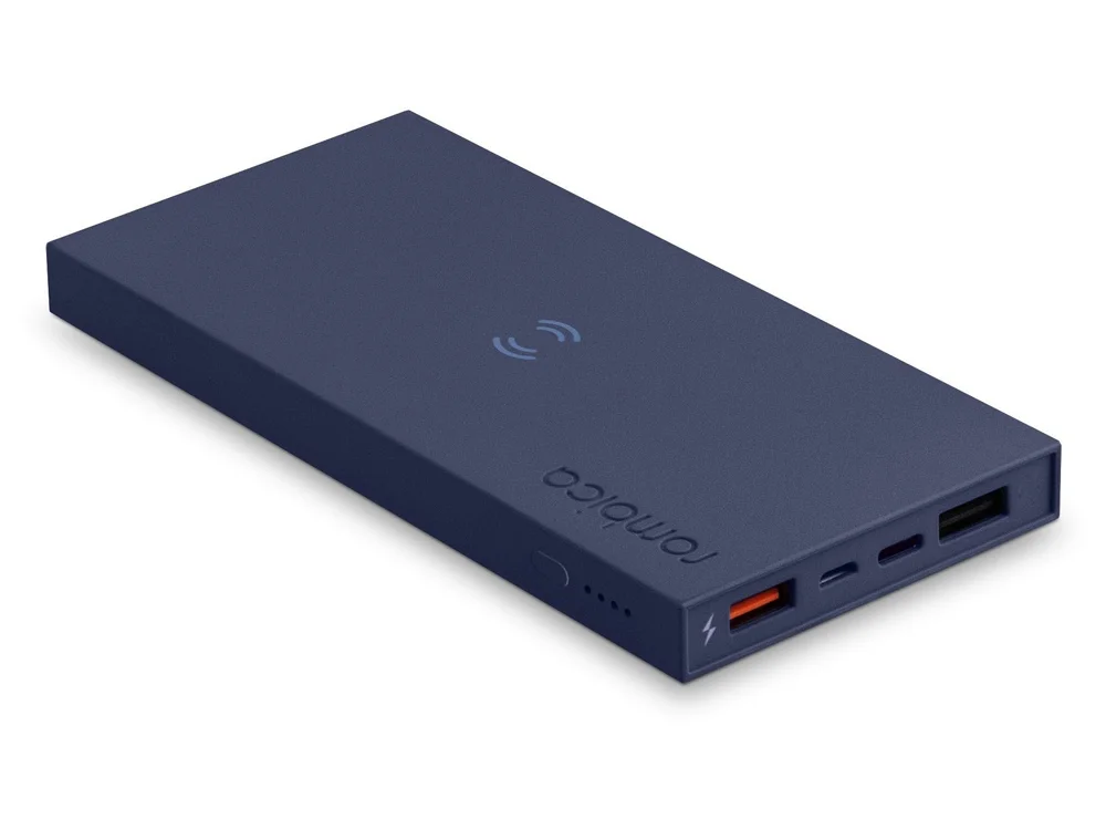 Внешний беспроводной аккумулятор NEO ARIA WIRELESS 12000 mAh коричневый - фото 3