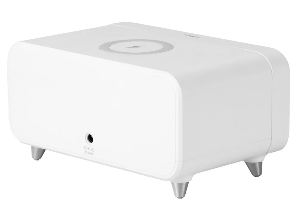 Часы с беспроводным зарядным устройством Timebox 1 белый - фото 4