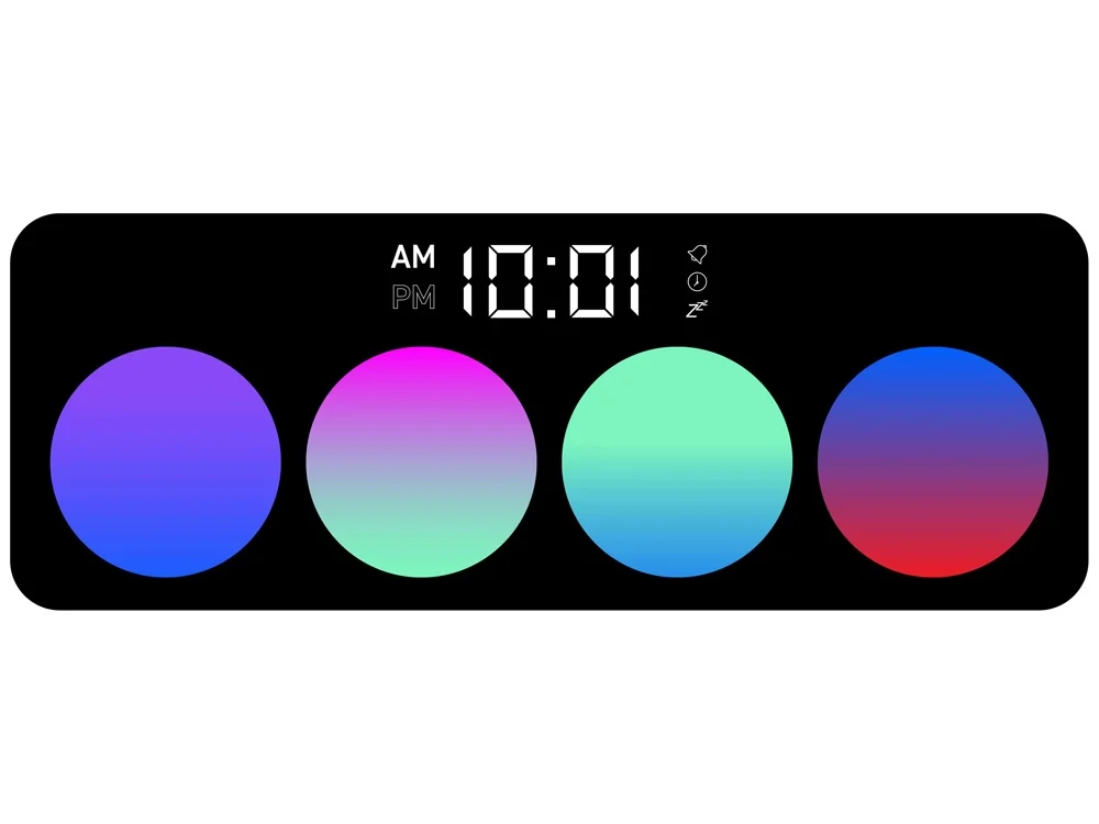 Часы с беспроводным зарядным устройством Timebox 1 белый - фото 7