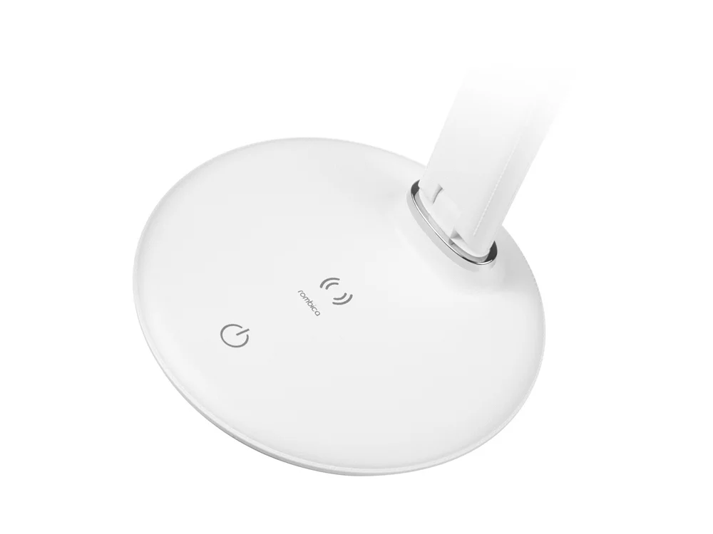 Настольная лампа с беспроводной зарядкой LED FAROS белый - фото 4