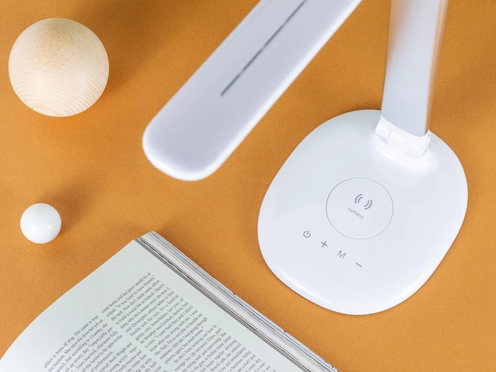 Настольная лампа с быстрой беспроводной зарядкой LED POWER белый - фото 5