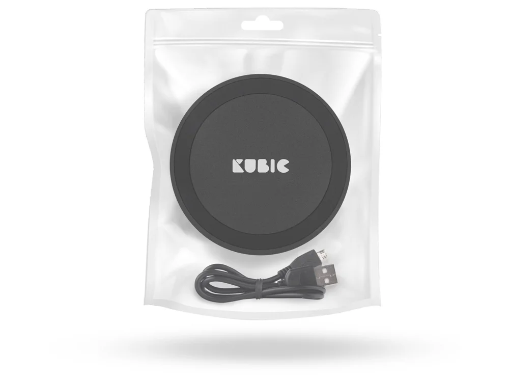 Беспроводное зарядное устройство Kubic WC1 черный - фото 3